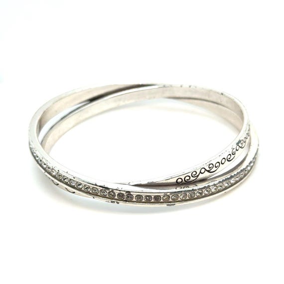 Brighton Cz Interlocking Bangle - image 2