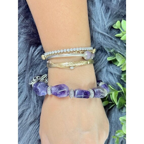 Brighton Amethysts Toggle Bracelet - image 5