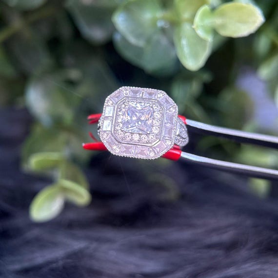 Stunning Silver 925 Cz Ring - image 3