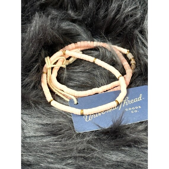 3 Pink Universal Thread Bracelets - image 3