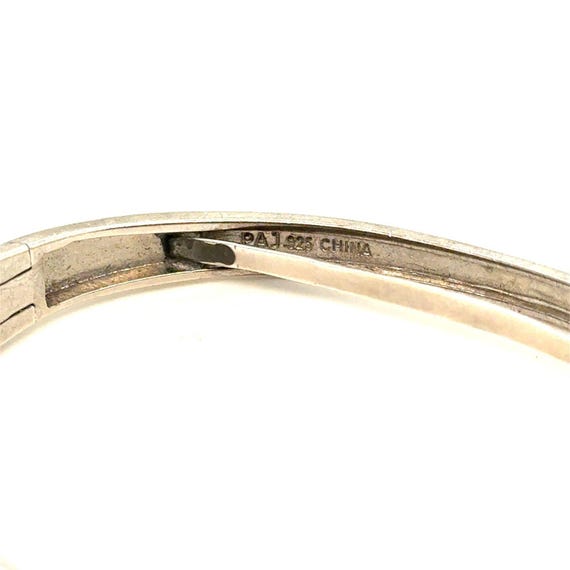 Silver 925 Multi Stones Bangle - image 5