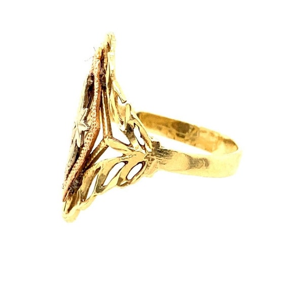 14k Two-Tone Woman's Ring - image 2
