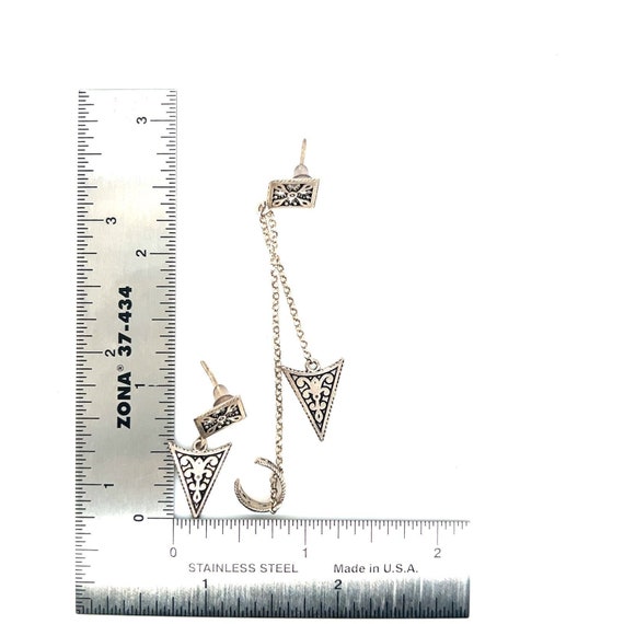 925 Silver Dangle Earrings - image 8