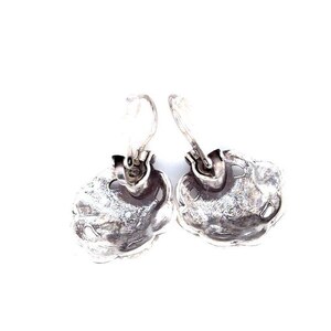 Brighton Silver-Tone Floral Drop Earrings with Gold Accent image 4
