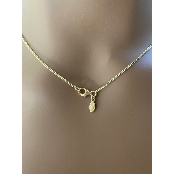 14k Gold Pandora Chain Gem
