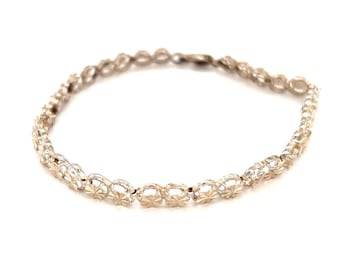 Silver 925 Circle Link Bracelet