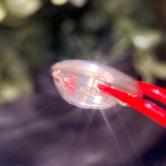 Silver 925 Petite Enamel Leaf Ring - image 8