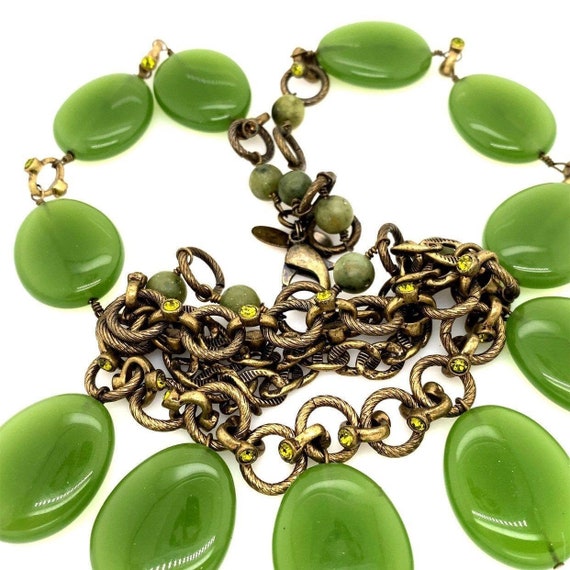Kiam Family Green Necklace - image 3