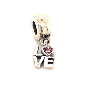 Pandora Pink Love Dangle Charm