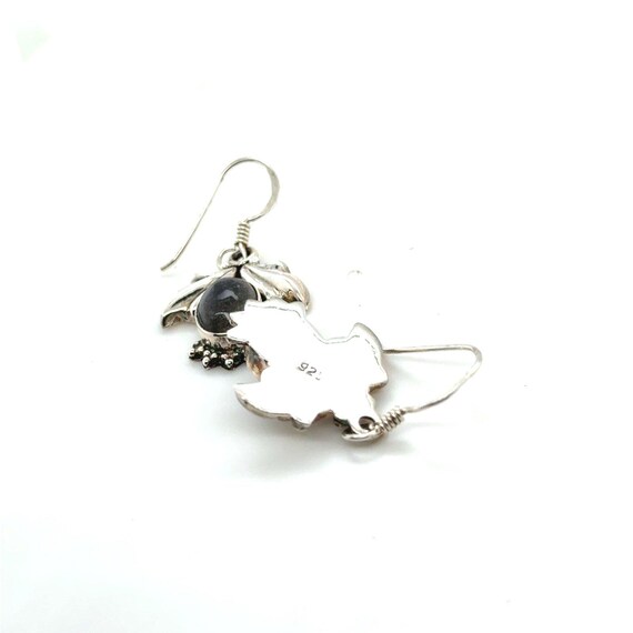 925 Silver Stone Dangle Earrings - image 3