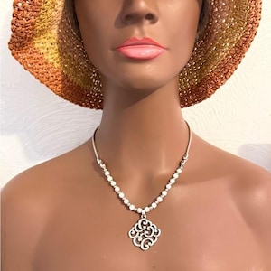Brighton Swirl Pendant Necklace - White Beaded Women’s Jewelry bild 7