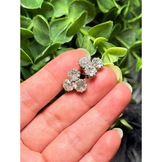 Triangular Rhinestones Stud - image 2