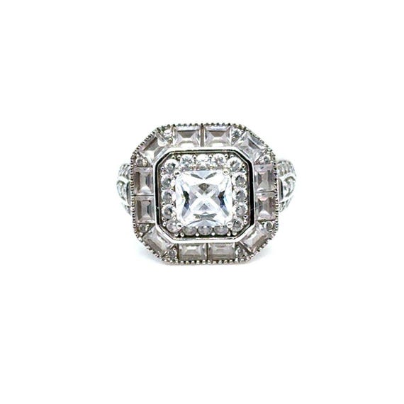 Stunning Silver 925 Cz Ring - image 1