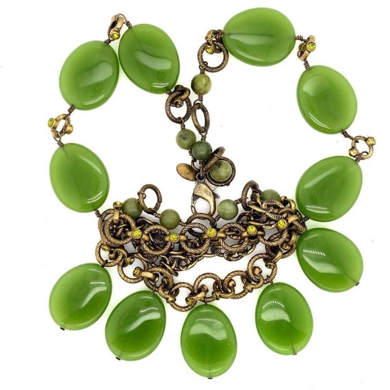 Kiam Family Green Necklace - image 1