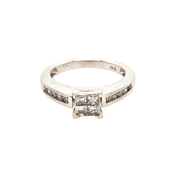 10k Diamond Engagement Ring