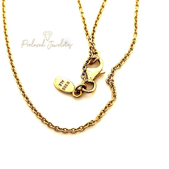 14k Gold Pandora Chain Gem