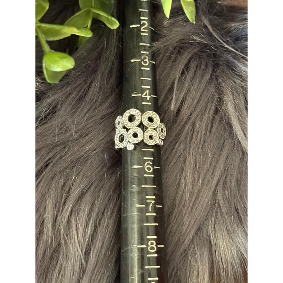 Sparkling Multi-Circles Design Ring - image 8