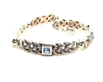 Brighton Blue Stone Interlink Bracelet