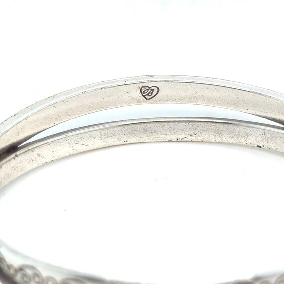 Brighton Cz Interlocking Bangle - image 3