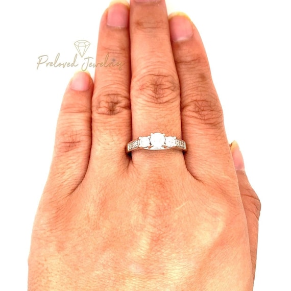 14k Keepsake Diamond Engagement Ring Gem