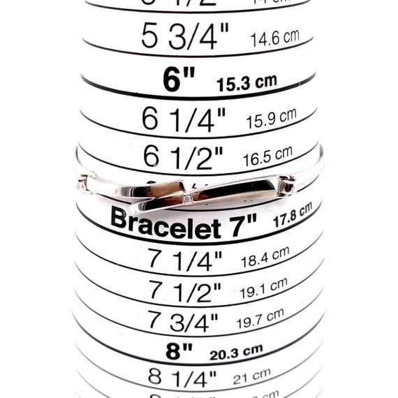 Sterling Silver 925 Diamond Set - image 9