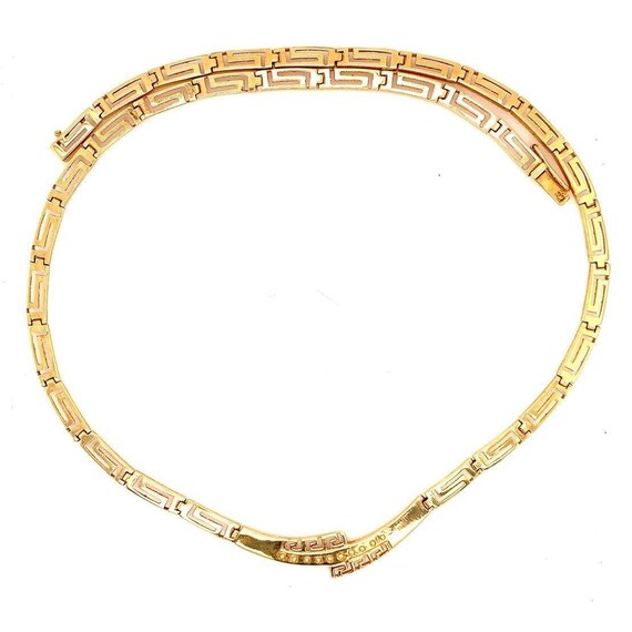 14k Greek Design Necklace