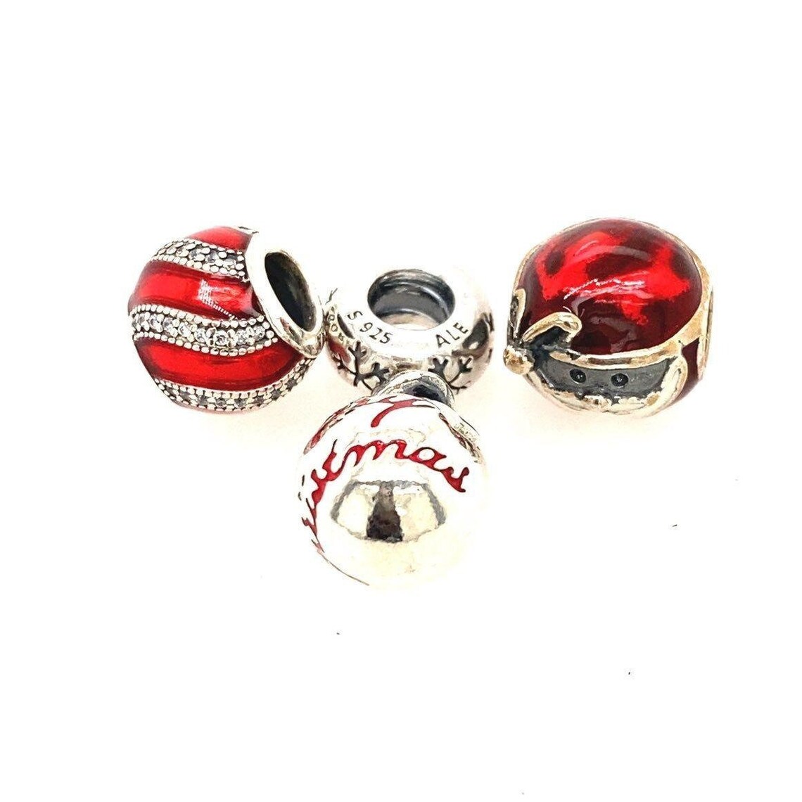 3 Pandora Christmas Theme Charms Etsy