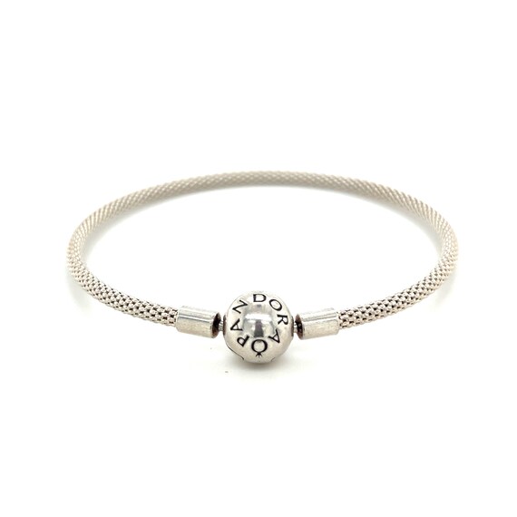 Pandora Mesh Round Clasp Bangle - image 1