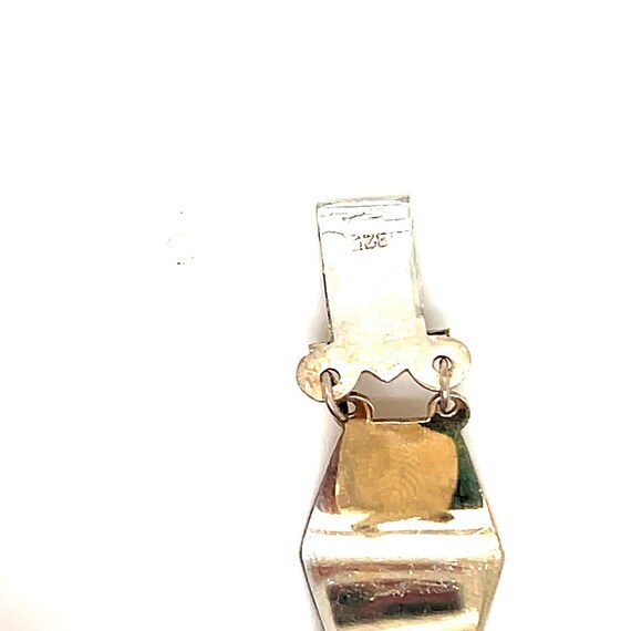 Silver 925 Hexagonal Link Bracelet - image 3