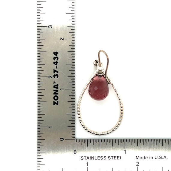 Pandora Briolette Amethyst Earrings - image 8