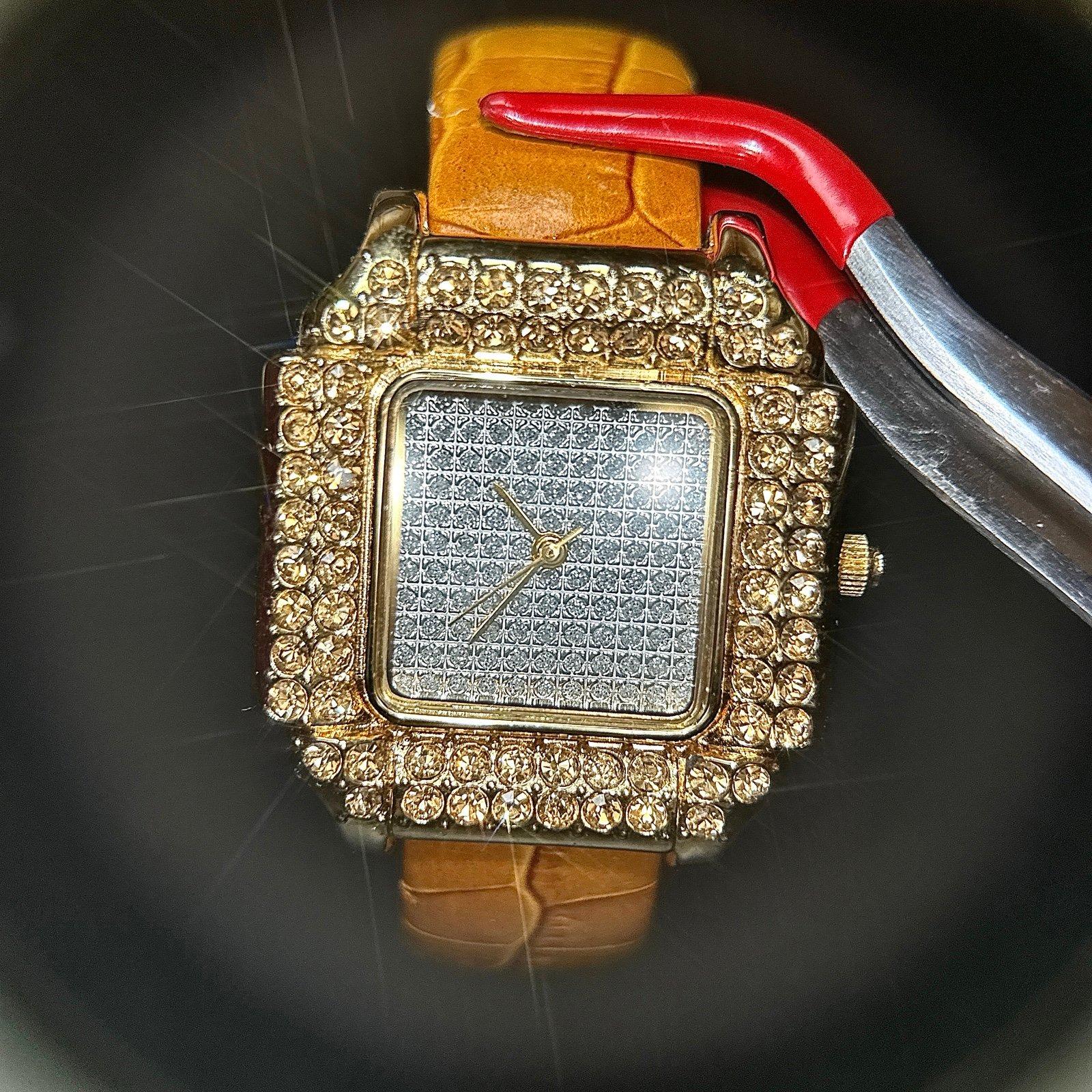 Adrienne Brown Band Watch Cuff - Etsy