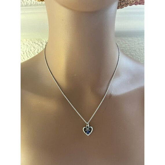 James Avery Remembrance Birthstone Sapphire Necklace Gem