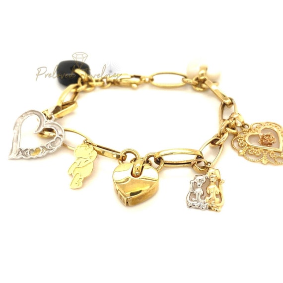 14k Charm Bracelet - image 2