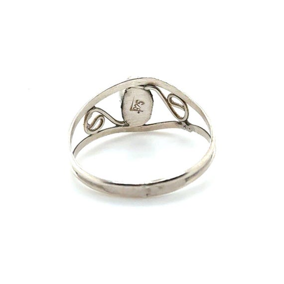 Silver 925 Delicate Opal Ring - image 3