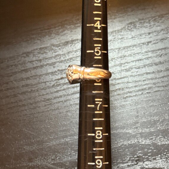 925 Silver Heart Weave Ring - image 5