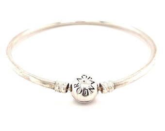 Pandora Round Clasp Bangle (7.25)