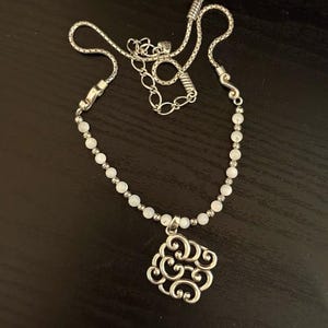 Brighton Swirl Pendant Necklace - White Beaded Women’s Jewelry bild 4