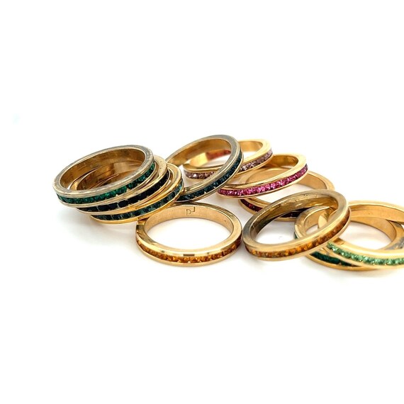 Stackable Eternity Stone Rings - image 7