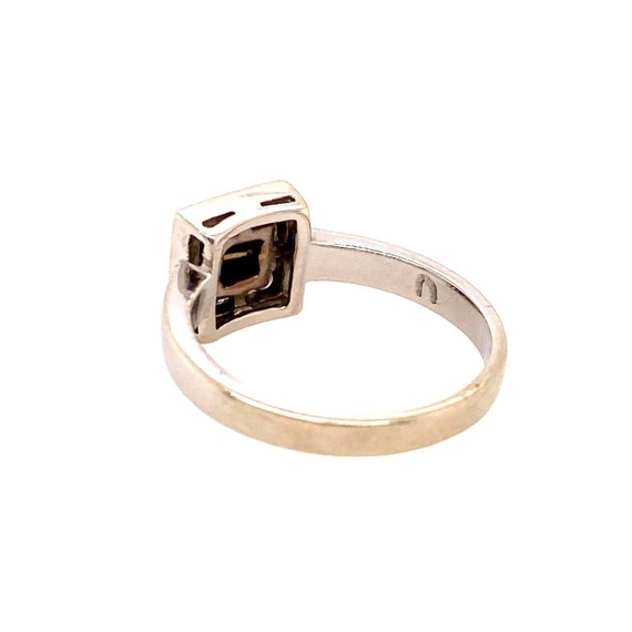 14k WG Square Shaped Ring - image 9