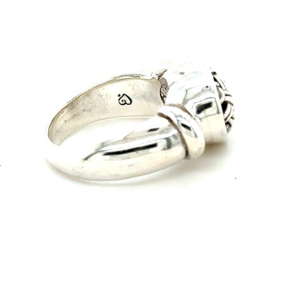 925 Silver Heart Weave Ring - image 3