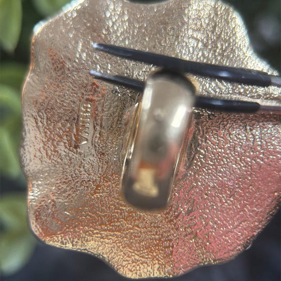 Rhinestones Flower Statement Ring - image 7