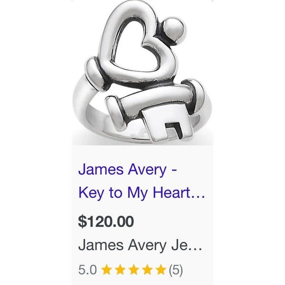 Sweetheart Gemstone Ring in Sterling Silver | James Avery
