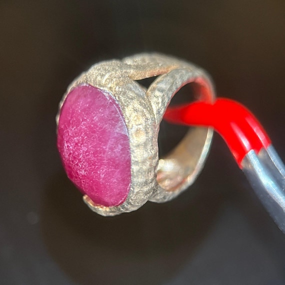 Large Ruby Ring - image 4