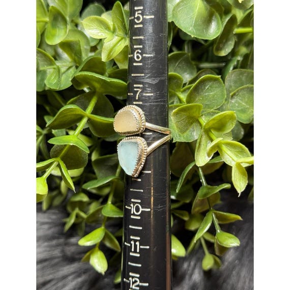 Sterling Silver Double Stone Ring - image 9