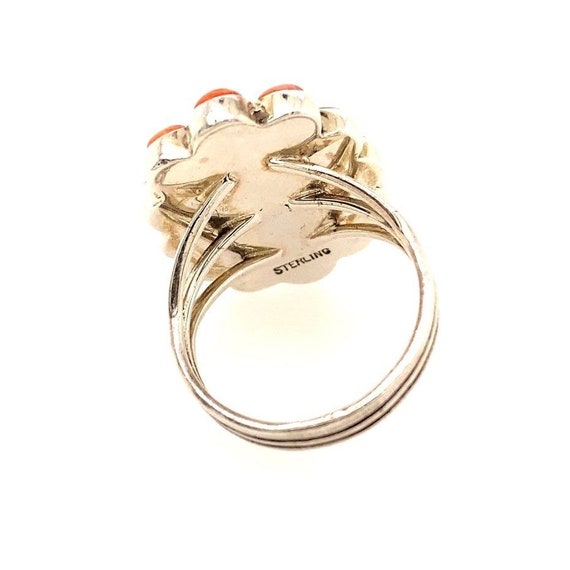 Sterling Pink Gems Ring - image 4