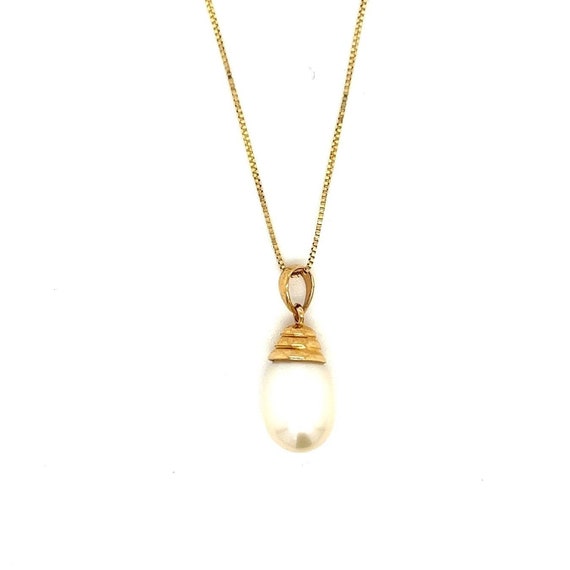 14k YG Pearl Necklace