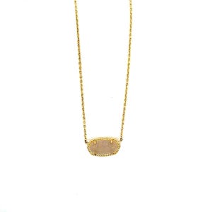 Kendra Scott Pink Druzy Necklace