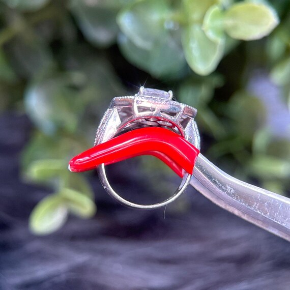 Stunning Silver 925 Cz Ring - image 6