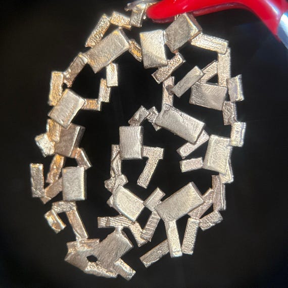 Geometric Crystal Statement Earrings - image 4