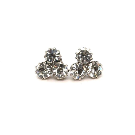 Triangular Rhinestones Stud - image 1